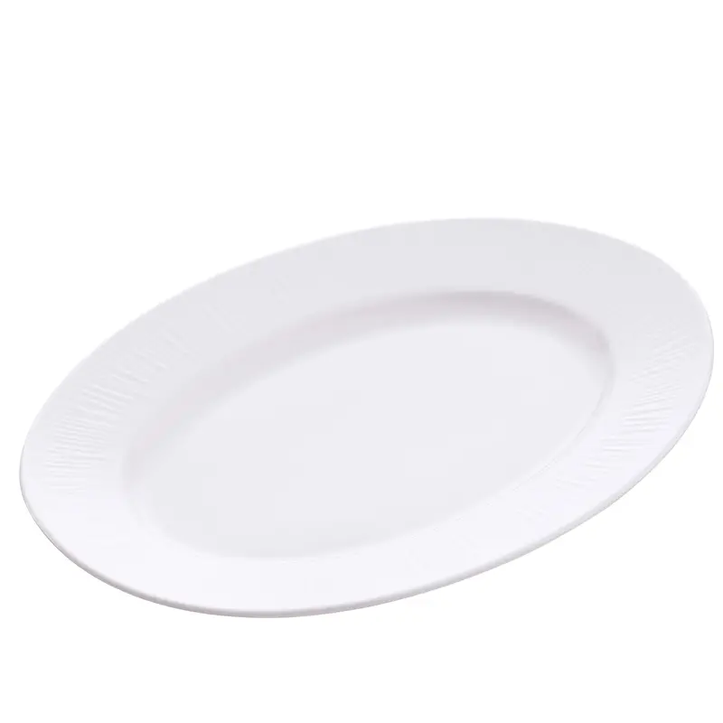 Belleek Living Erne Oval Serving Platter – Large Size 1