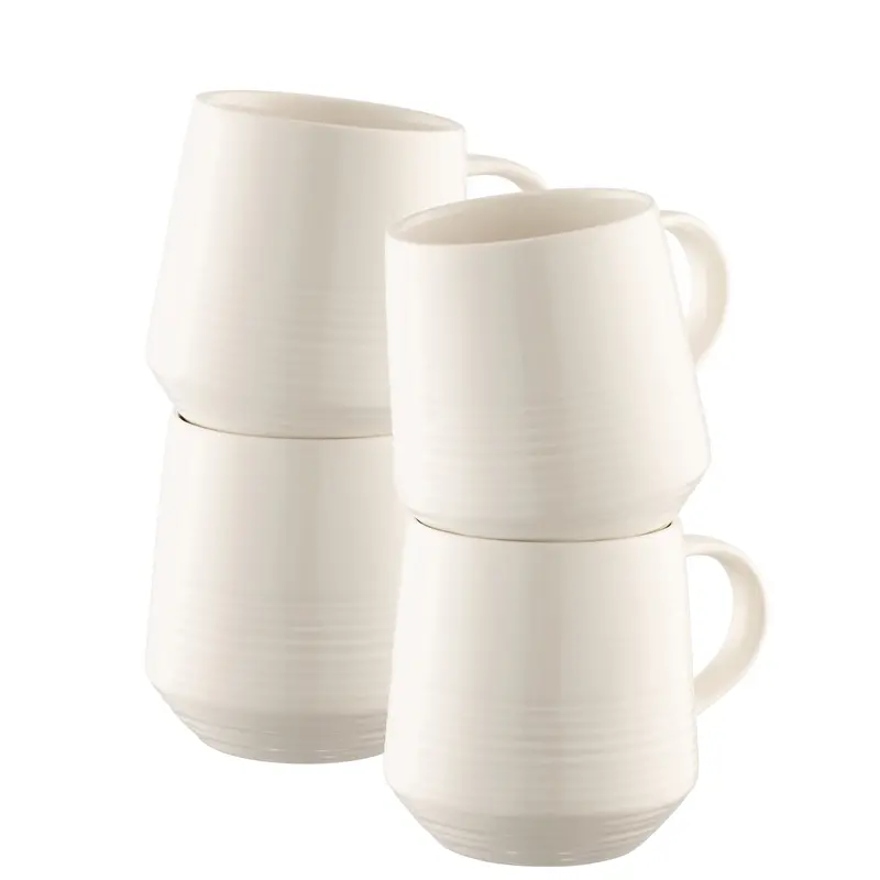 Belleek Living Zephyr Ceramic Mug Set (4-Pack) 1