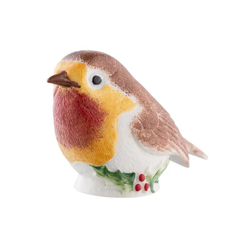 Belleek Robin Ceramic Holiday Figurine 1