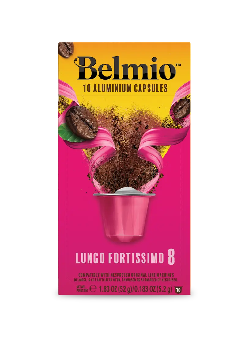 Belmio Lungo Fortissimo Extended Brew Nespresso Capsules (10-Pack) 1