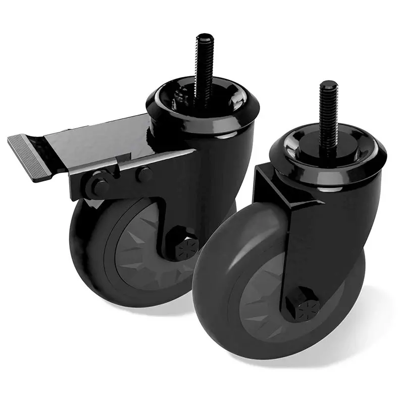 Bge Heavy-Duty Caster Kit – 4-Inch Wheels For Mobile Grill Setup 1