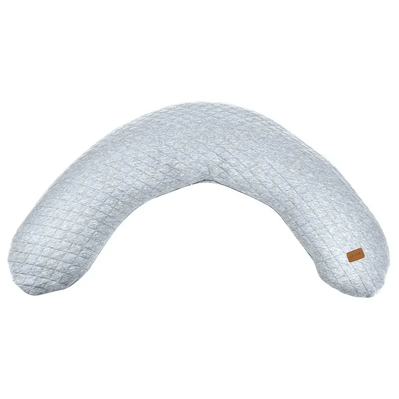 Big Flopsy Maternity & Nursing Pillow – Full-Body Support Cushion In Heather Grey 1
