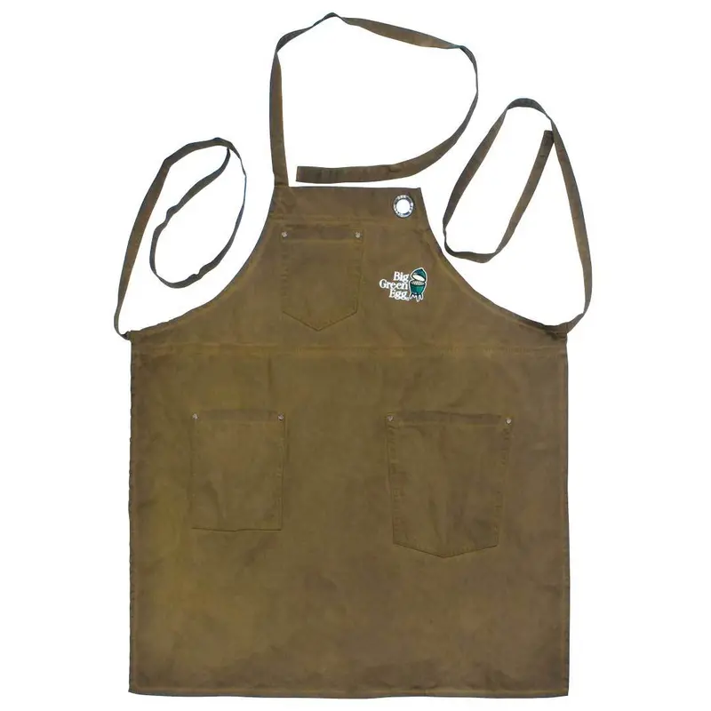 Big Green Egg Khaki Chef’S Apron – Heavy-Duty Bbq Workwear 1