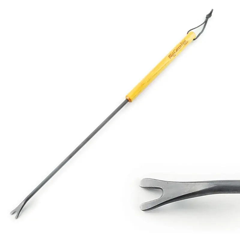 Big Green Egg V-Notch Stainless Steel Grid Cleaning Tool 1