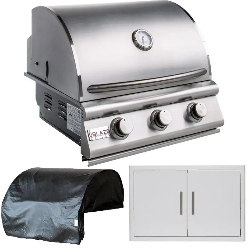 Blaze 25-Inch Outdoor Kitchen Starter Package – Grill-Centric Setup 1