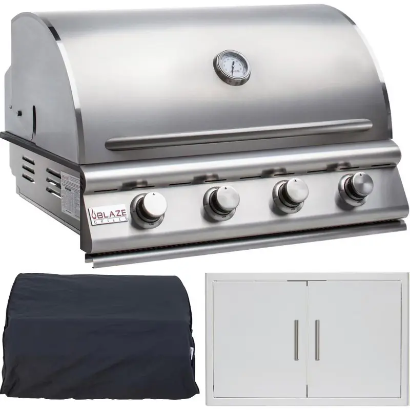 Blaze 32-Inch Outdoor Kitchen Starter Package – Complete Grill Bundle 1