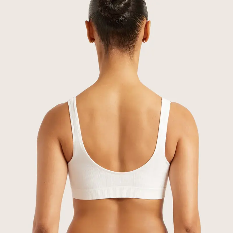 Boody Shaper Crop Bra In White – Size Small 1