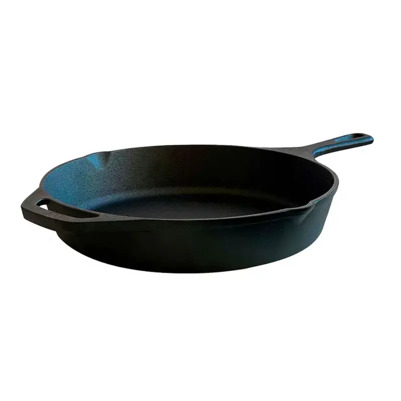Bosca Cast Iron Skillet – Pre-Seasoned Outdoor Cooking Pan 1