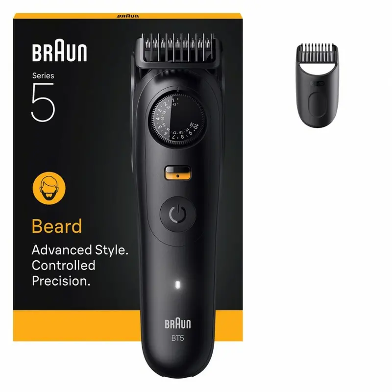 Braun Bt5500 S5 Cordless Hair Trimmer – Precision Grooming Kit With 10 Length Settings 1