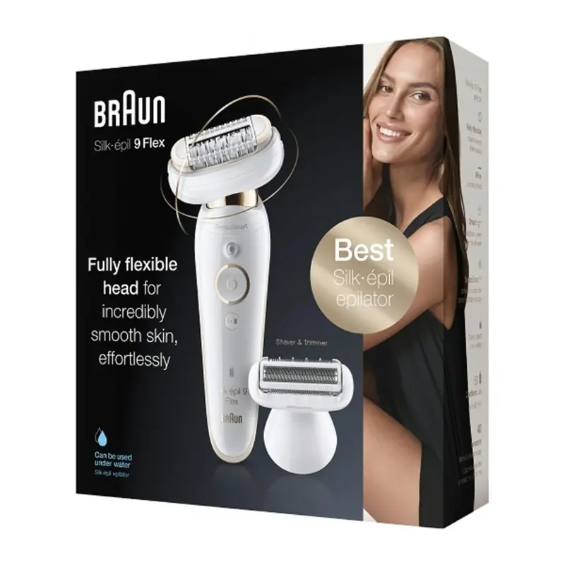 Braun Silk-Épil 81688635 Epilator – Cordless, Wet & Dry Hair Removal, White 1