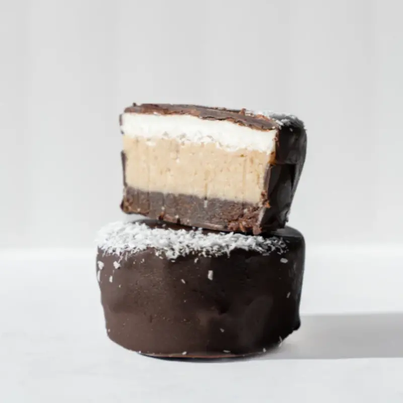 Breakfast Babes Bounty-Style Coconut Caramel Biscuit – Tropical Protein Snack 1