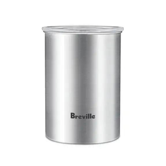 Breville Airscape Bean Keeper Canister – Airtight Stainless Steel Coffee Storage Container 1
