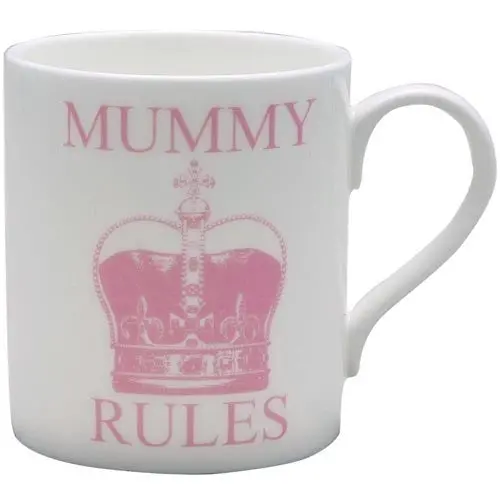British Ceramic Mug – 'Mummy Rules' Design 1