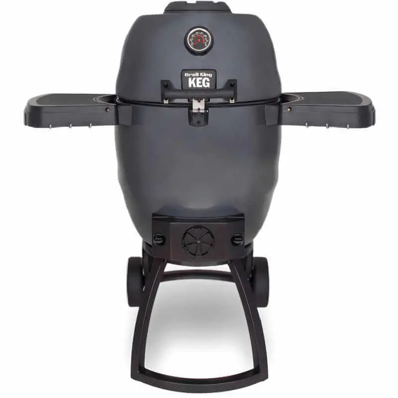 Broil King Keg 5000 Steel Kamado Charcoal Grill – Gray Finish (Model 911470) 1