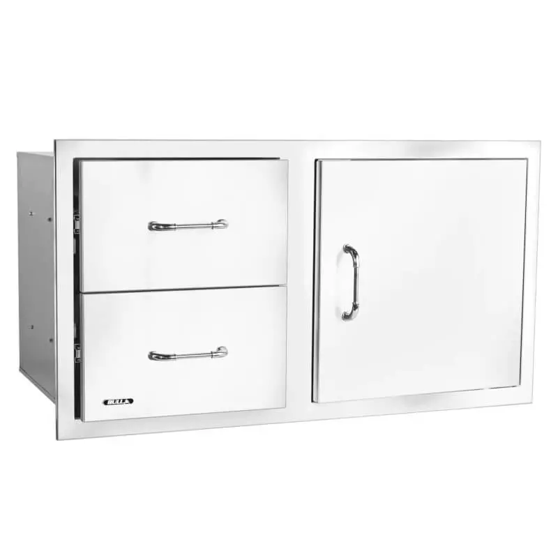 Bull 38-Inch Stainless Steel Access Door And Double Drawer Module (Model 55890) 1