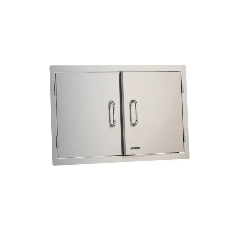 Bull 38-Inch Stainless Steel Double-Access Outdoor Cabinet Door With Reveal Edge 1
