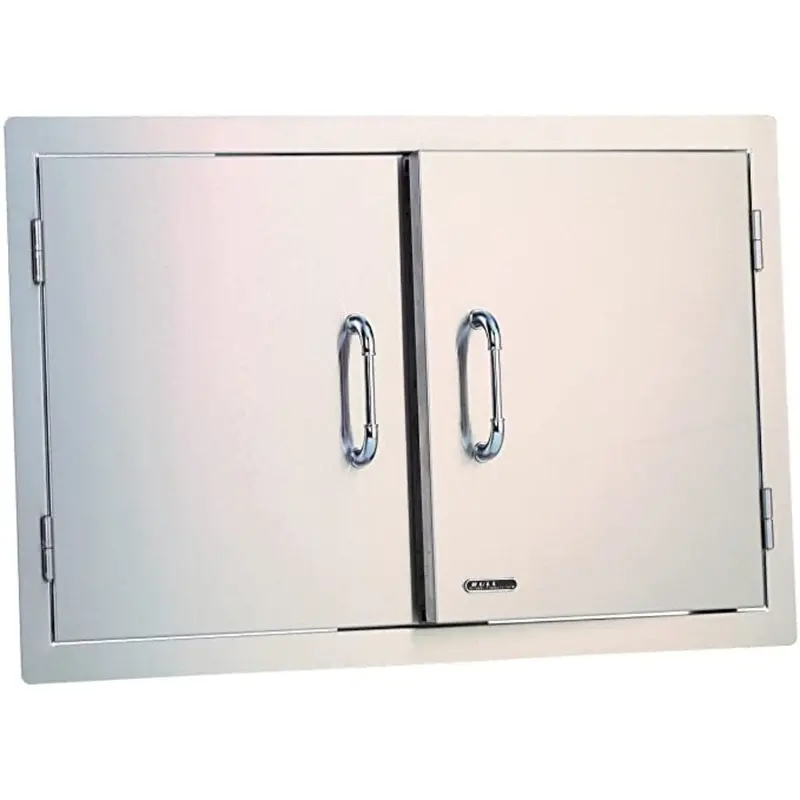 Bull 38-Inch Stainless Steel Dual-Door Outdoor Access System 1