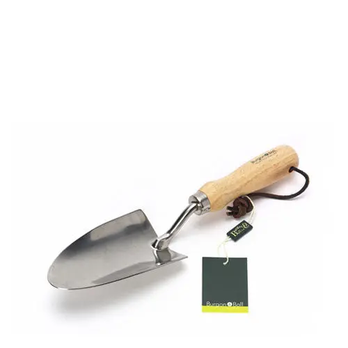 Burgon & Ball Classic Ergonomic Hand Trowel – Forged Carbon Steel 1