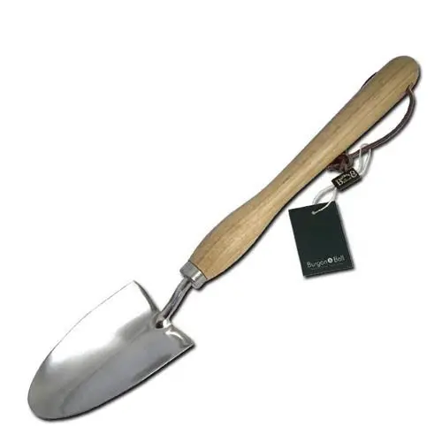 Burgon & Ball Ergonomic Mid-Handle Stainless Steel Trowel 1