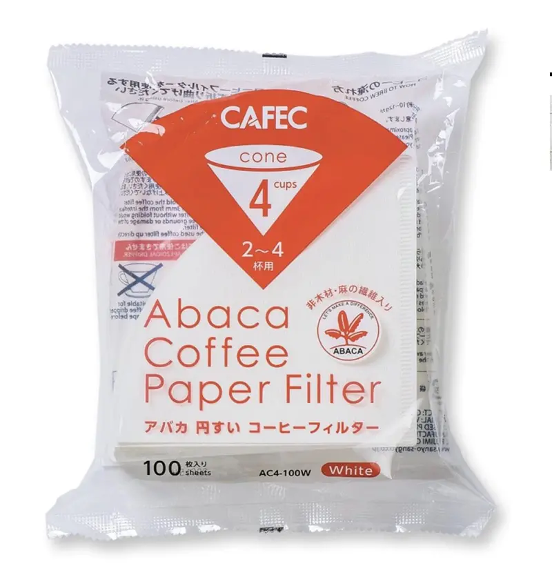 Cafec Abaca Cone Coffee Filters – Size 02, Eco-Friendly Pack Of 100 1