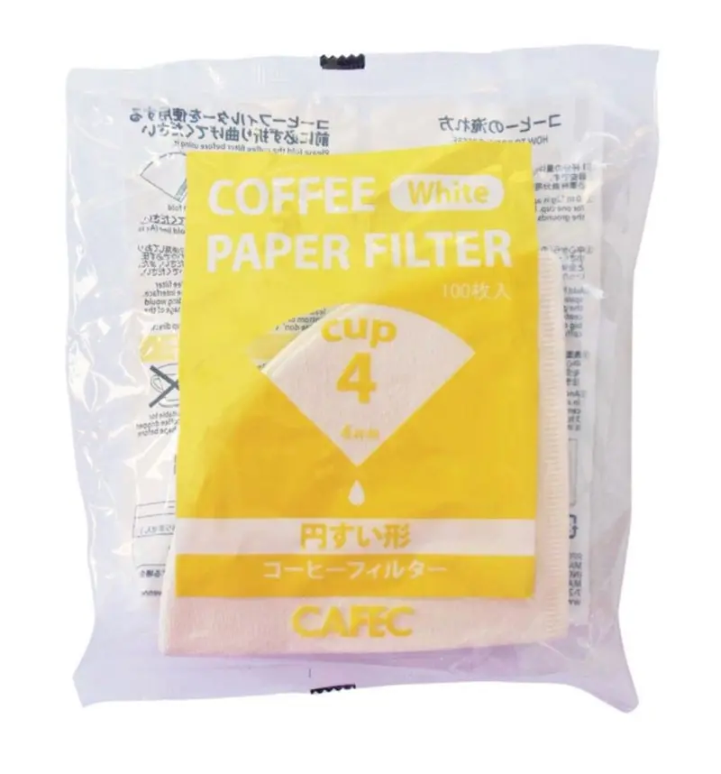 Cafec Cone-Shaped Paper Filters – Size 02, 100 Count 1