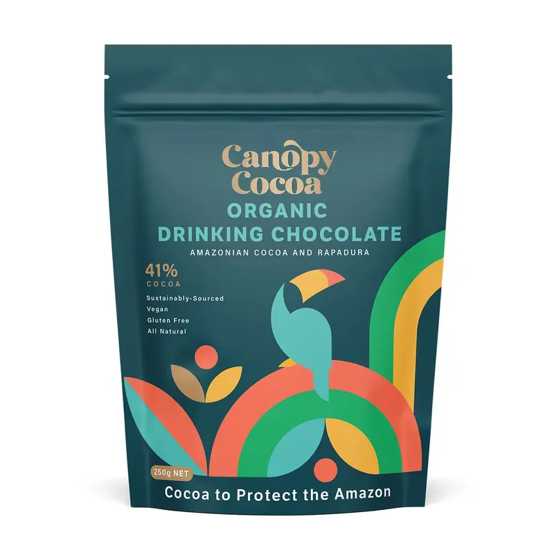 Canopy Drinking Chocolate – Premium 250G Artisan Cocoa Powder 2