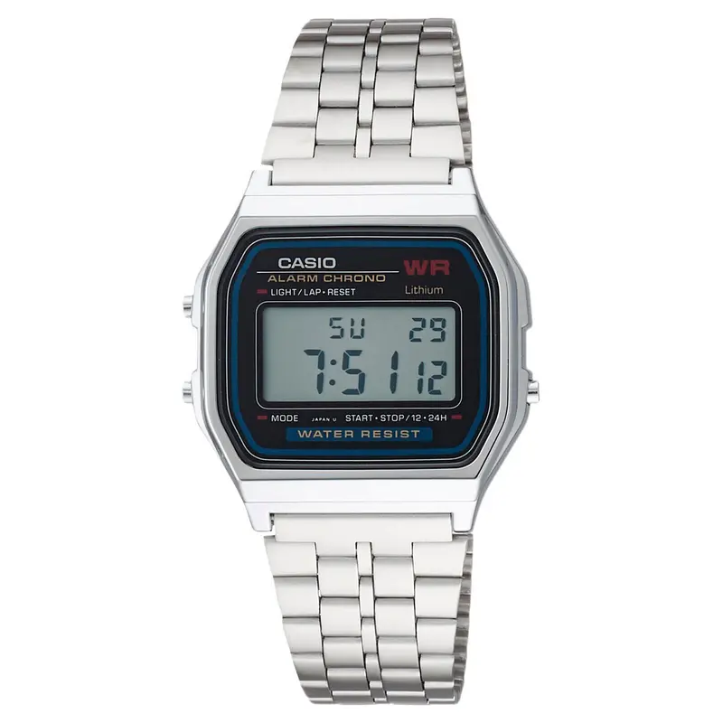 Casio A159W-N1Df Unisex Digital Watch – Silver, Refurbished Grade A 1
