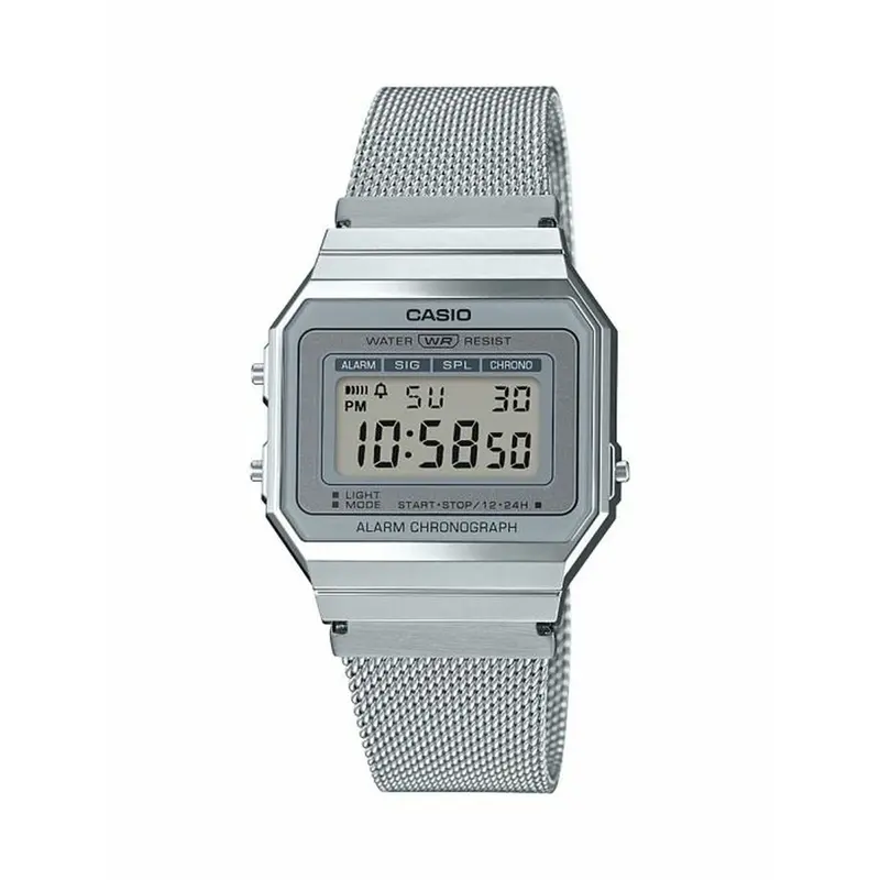 Casio A700Wem-7Aef Men'S Watch – Silver-Tone Digital Display, Lightweight Design 1
