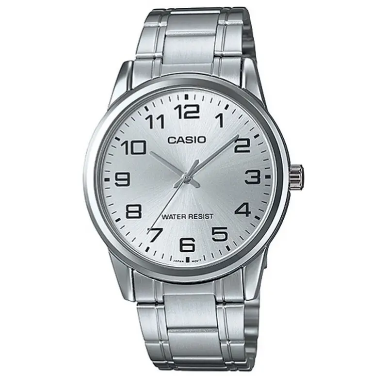 Casio Collection White & Silver Analog Watch – 38 Mm Case 1
