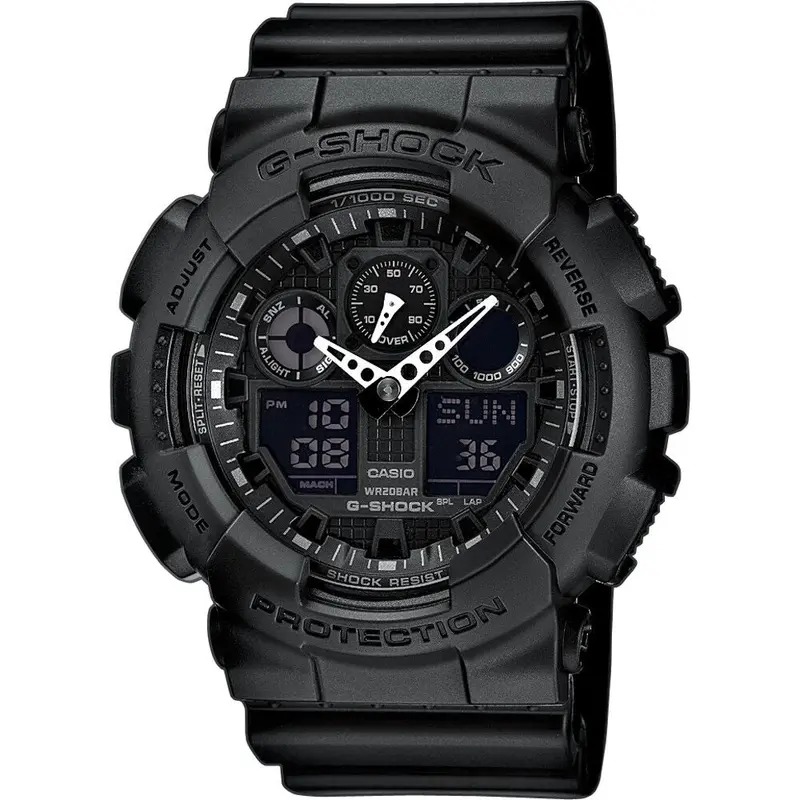 Casio G-Shock Ga-100-1A1Er Men'S Digital Watch – Black Rugged Design 1