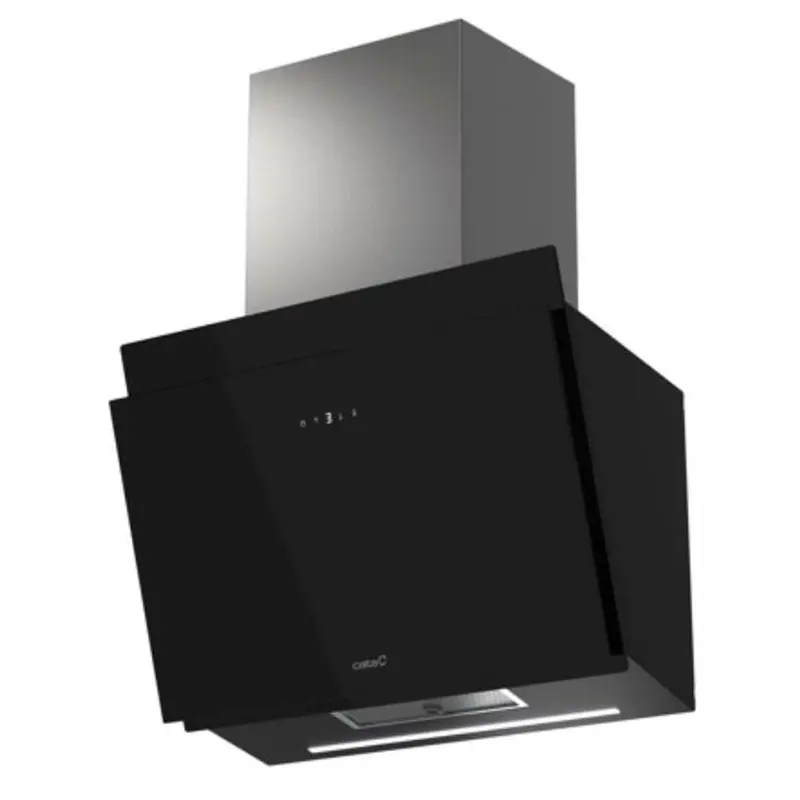 Cata Pro 600Gbk Black Cooker Hood – 60 Cm Conventional Extraction System 1
