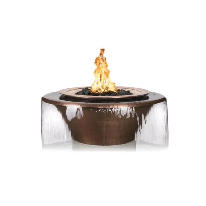 Cazo 360-Degree Copper Fire & Water Bowl 1
