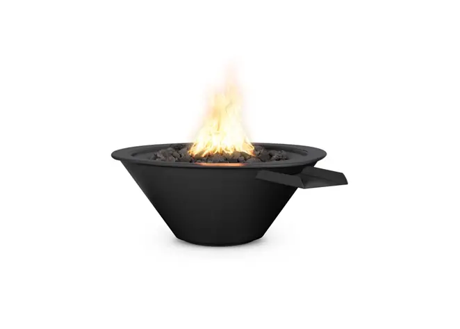 Cazo Powder-Coated Steel Fire And Water Bowl 1