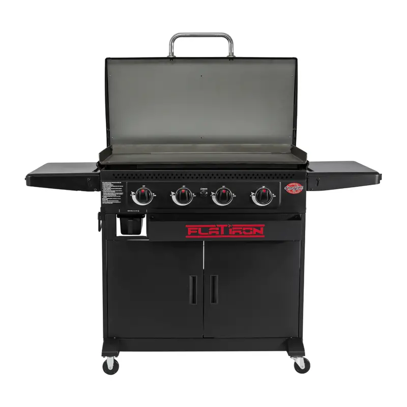 Char-Griller Flat Iron® 4-Burner Premium Gas Griddle 1