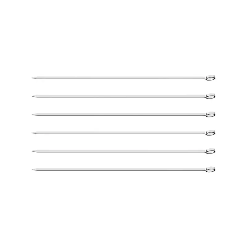 Churrasco Premium 6-Piece Skewer Set – 20 Cm Length 1