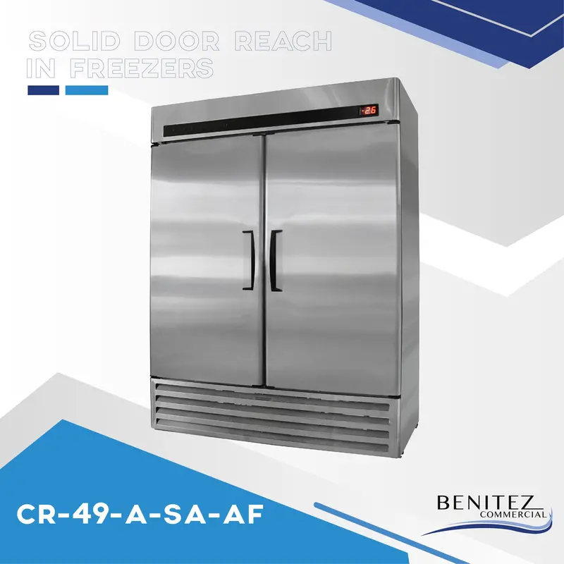Commercial Solid-Door Reach-In Freezer Cr-49-A-Sa-Af 1