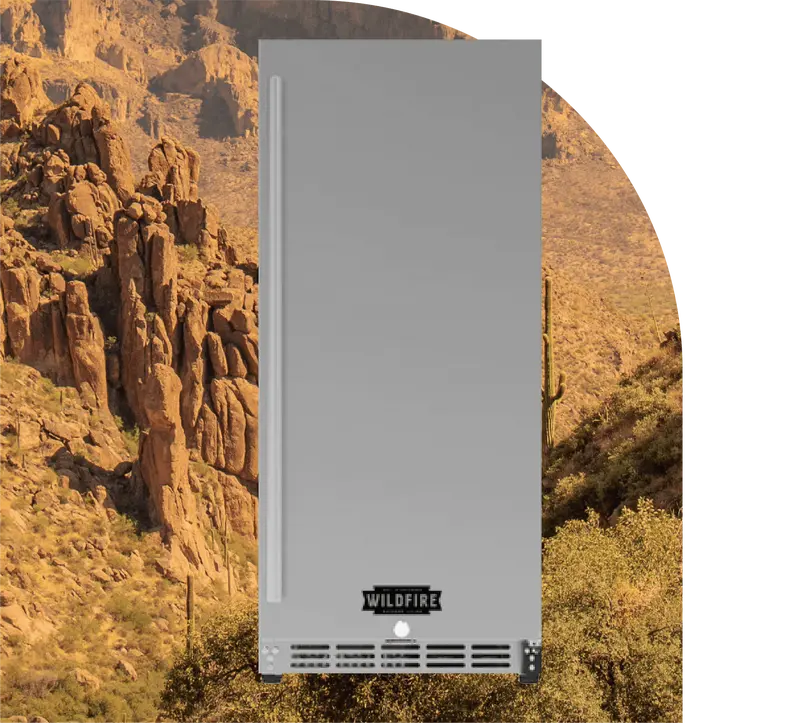 Compact 15-Inch Outdoor Refrigerator By Wildfire 1