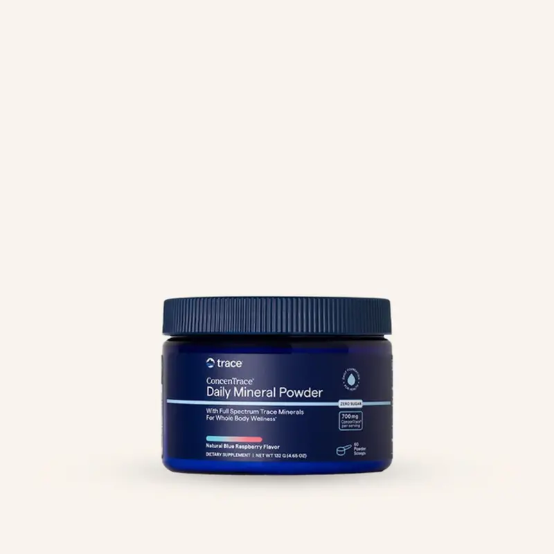 Concentrace Trace Mineral Powder – Blue Raspberry Flavor 1
