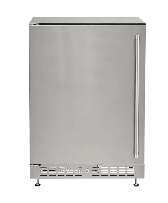 Coyote 24-Inch Outdoor-Approved Refrigerator With Stainless Construction 1