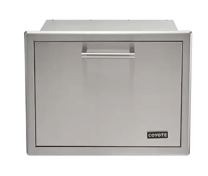 Coyote 26-Inch Pull-Out Ice Chest For Outdoor Entertaining Spaces 1