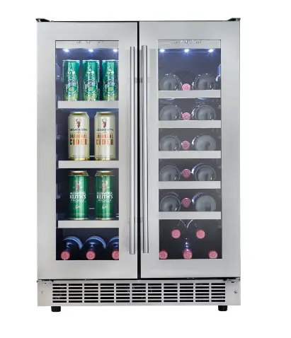 Danby Dbc047D3Bsspr 24-Inch Built-In Silhouette Beverage Center – Stainless Steel, Single Zone 1