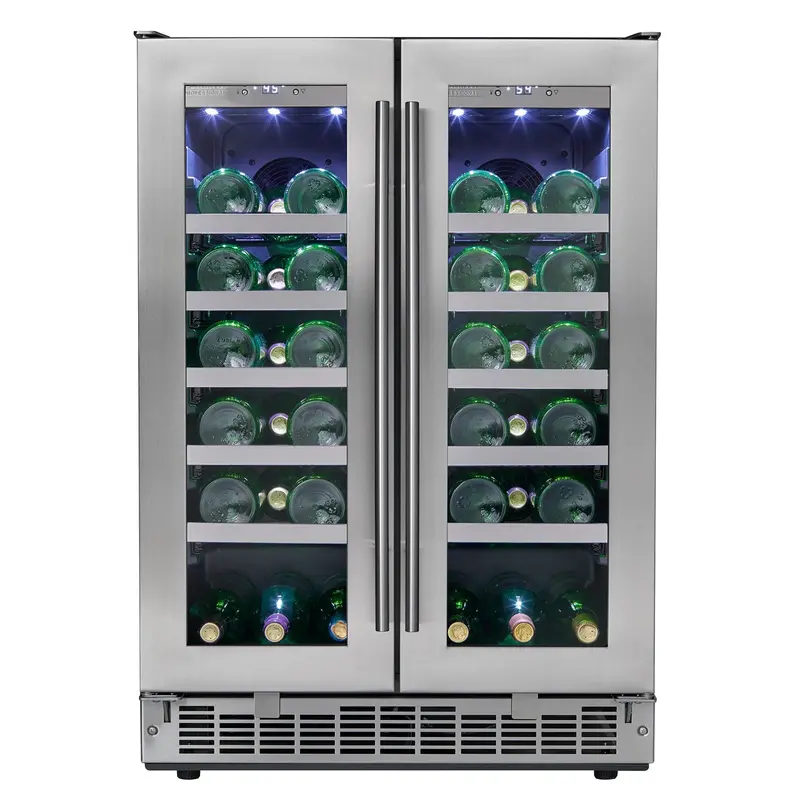 Danby Dwc047D1Bsspr 24-Inch 42-Bottle Dual-Zone Built-In Wine Cooler – Stainless Steel 1