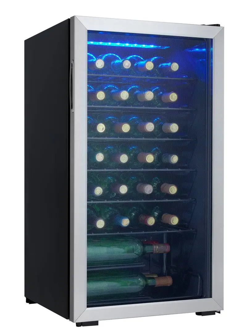 Danby Dwc93Blsdb 18-Inch 36-Bottle Single-Zone Silver Wine Refrigerator 1