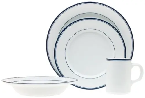 Dansk Concerto Allegro Blue 4-Piece Place Setting – Service For One, Modern Tableware 1