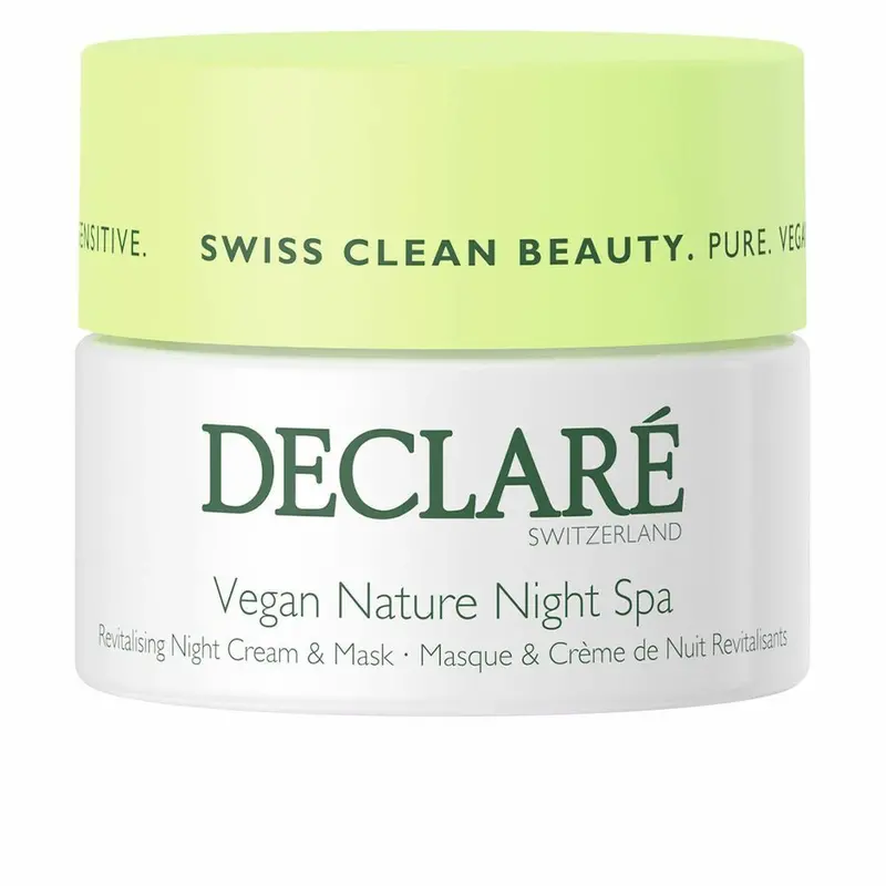 Déclaré Vegan Night Spa Cream Mask – Revitalising Overnight Treatment (50 Ml) 1