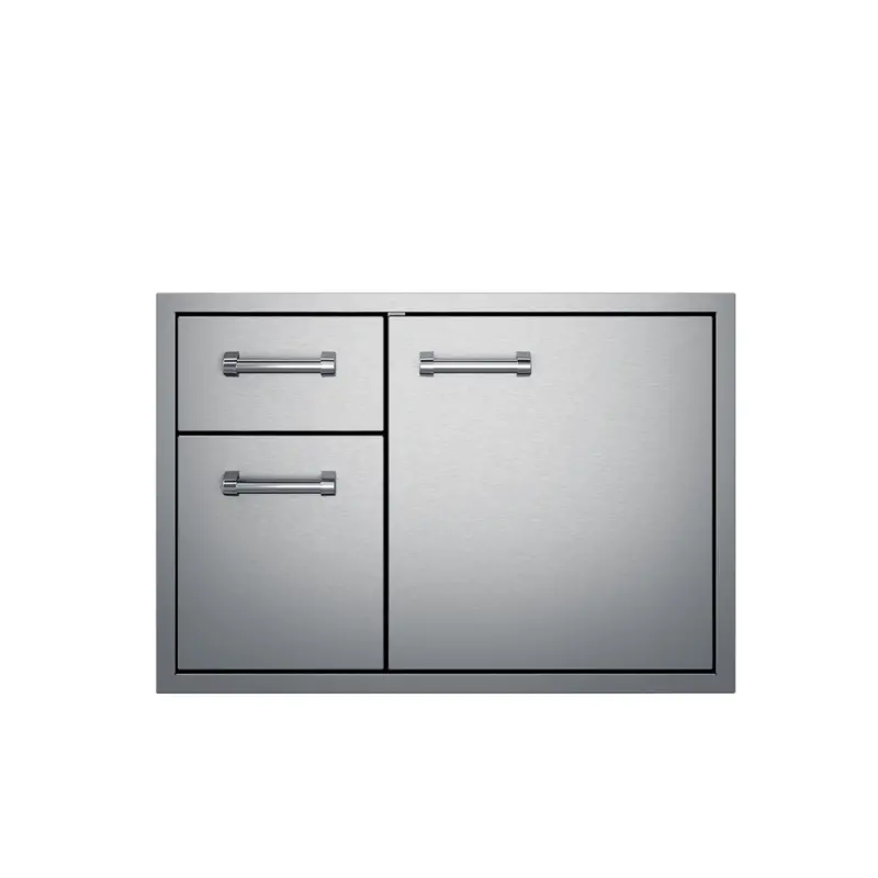 Delta Heat 30-Inch Stainless Steel Access Door & Dual Drawer Combo 1