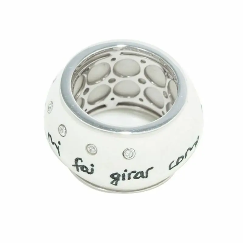 Demaria Dm6Tax38B-B Women'S Ring – Matte Black Tone 1