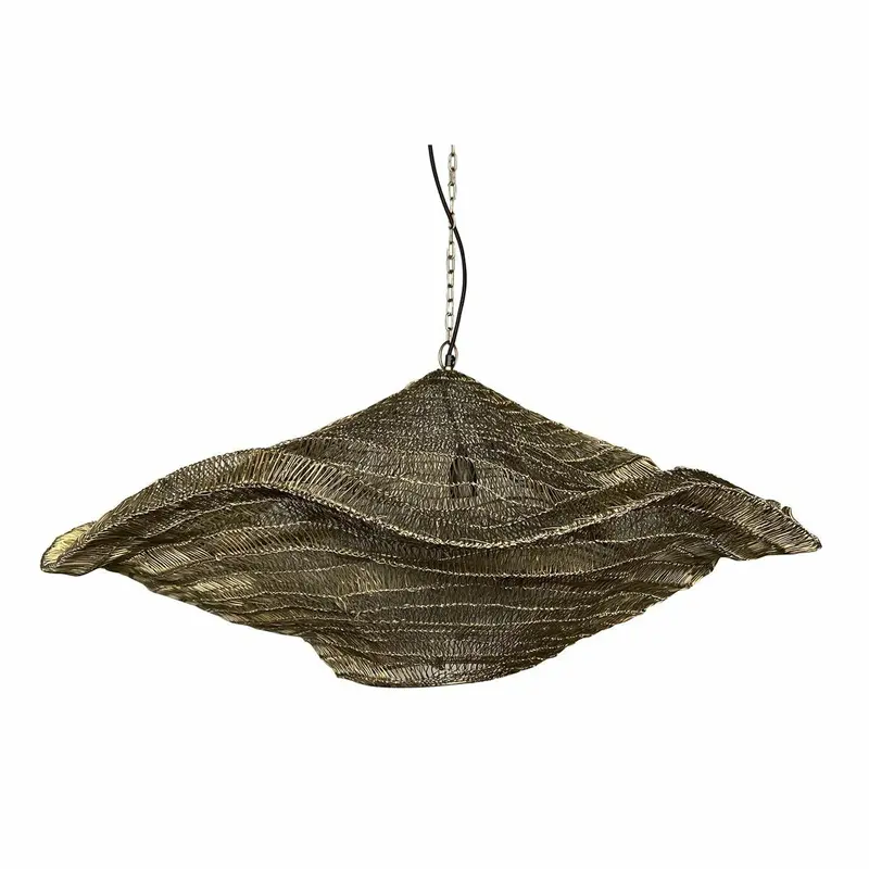Dkd Home Decor Golden Iron Ceiling Light – 50W, 90X90X37Cm 1
