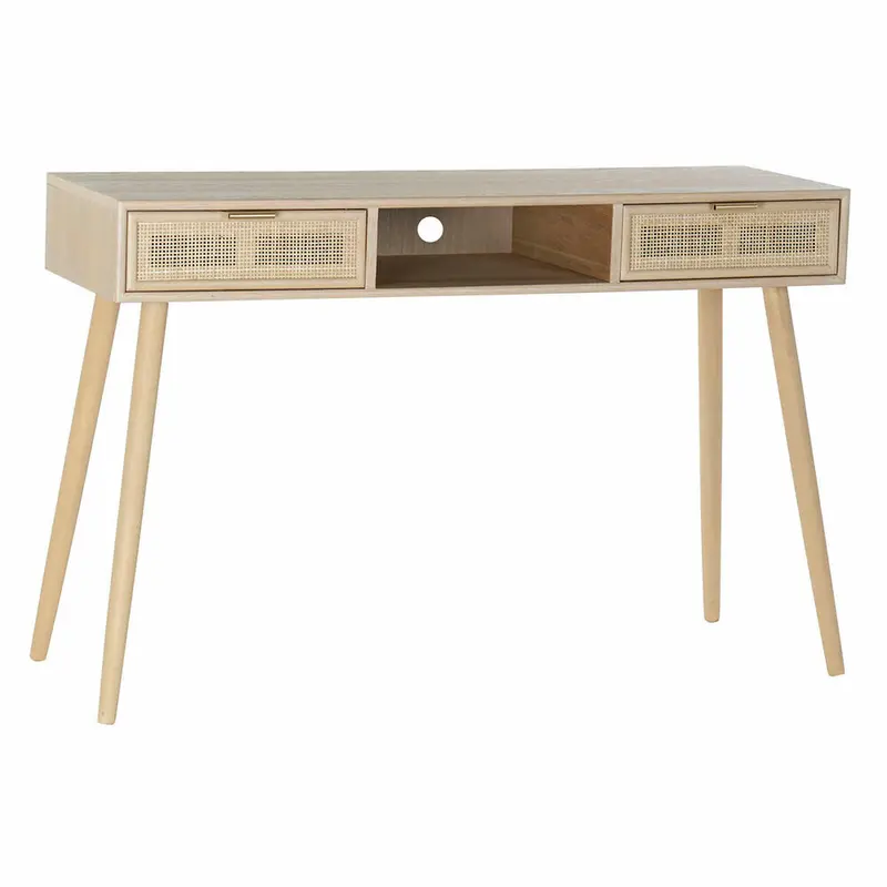 Dkd Home Decor Paolownia Wood Desk – Modern Mdf Design, 120 X 42.5 X 78 Cm 1