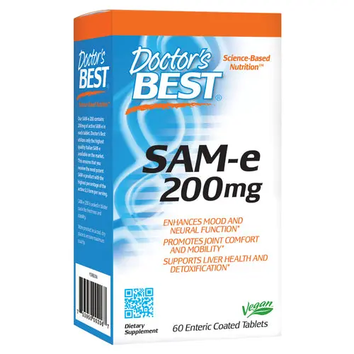 Doctor’S Best Sam-E 200Mg – 60 Enteric-Coated Tablets 1